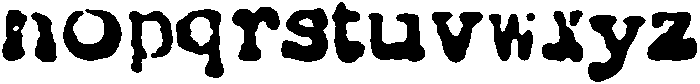Bullet Serif TM Regular otf (400) Font LOWERCASE
