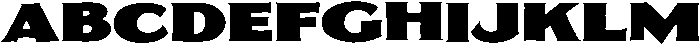 Bulletin Regular otf (400) Font UPPERCASE