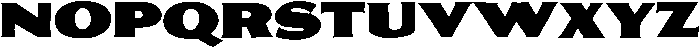 Bulletin Regular otf (400) Font UPPERCASE