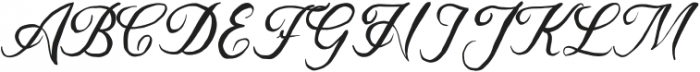 BulliandryCalligraphy otf (400) Font UPPERCASE