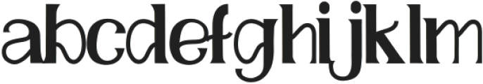 Bulux ttf (400) Font LOWERCASE