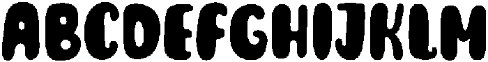 Bumble Regular otf (400) Font UPPERCASE