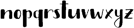 Bumblebee otf (400) Font LOWERCASE