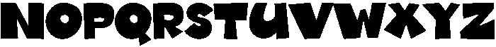 Bumboo Regular otf (400) Font UPPERCASE