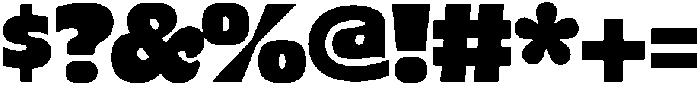 Bumsy Plus Variable Regular ttf (400) Font OTHER CHARS