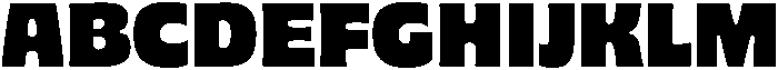 Bumsy Plus Variable Regular ttf (400) Font UPPERCASE