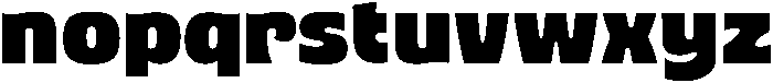 Bumsy Plus Variable Regular ttf (400) Font LOWERCASE