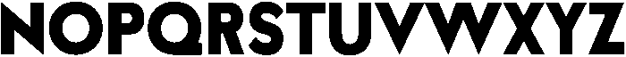 Bunder Regular otf (400) Font UPPERCASE