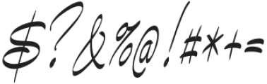 Bundey Script Black Italic otf (900) Font OTHER CHARS