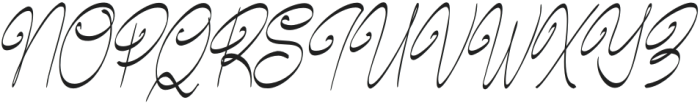 Bundey Script Black Italic otf (900) Font UPPERCASE