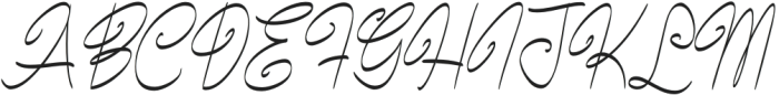 Bundey Script Bold Italic otf (700) Font UPPERCASE