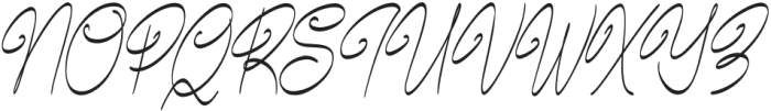 Bundey Script Bold Italic otf (700) Font UPPERCASE