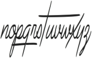 Bundey Script Bold Italic otf (700) Font LOWERCASE