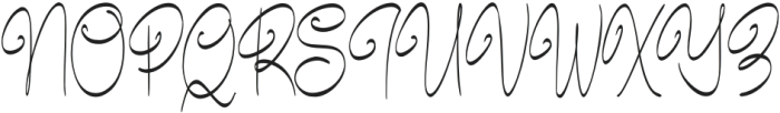 Bundey Script Bold otf (700) Font UPPERCASE