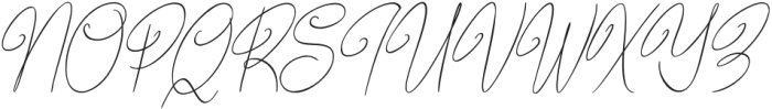 Bundey Script Italic otf (400) Font UPPERCASE