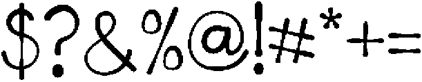 Bunelle Regular otf (400) Font OTHER CHARS