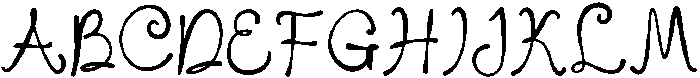 Bunelle Regular otf (400) Font UPPERCASE