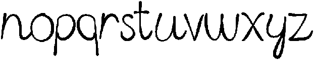 Bunelle Regular otf (400) Font LOWERCASE