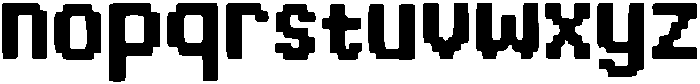 Buneti ttf (400) Font LOWERCASE