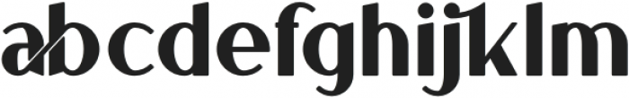 Bungalow Display Bold otf (700) Font LOWERCASE