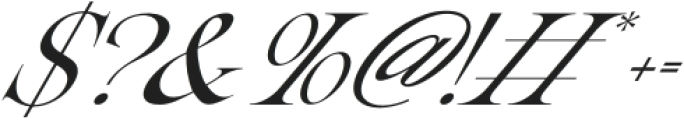 Bungalow Italic otf (400) Font OTHER CHARS