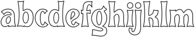 Bungalow Outline otf (400) FONT