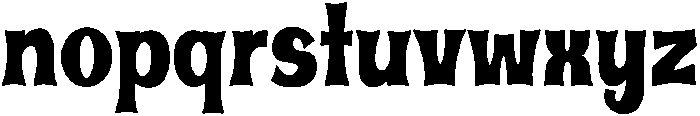 Bungalow Regular otf (400) Font LOWERCASE