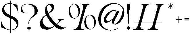 Bungalow Regular otf (400) Font OTHER CHARS