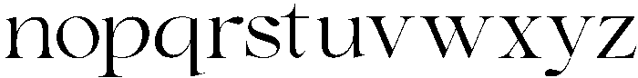 Bungalow Regular otf (400) Font LOWERCASE