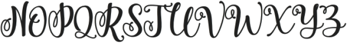 Bungalow Sweety Script Regular otf (400) Font UPPERCASE