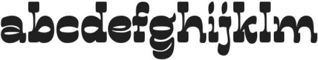 BungireRetro-Regular otf (400) Font LOWERCASE