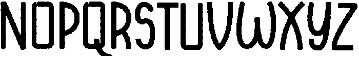 Bunglon Regular otf (400) Font UPPERCASE