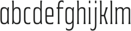 Bungo ExtraLight otf (200) Font LOWERCASE