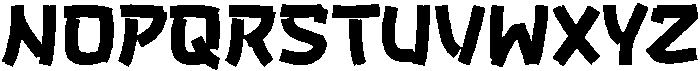 Bunkasai Solid otf (400) Font UPPERCASE