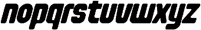 Bunko Italic otf (400) Font LOWERCASE