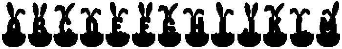Bunny Hatch Regular otf (400) Font UPPERCASE