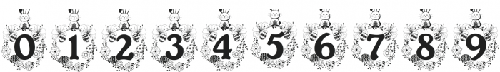 Bunny Hop Monogram Regular ttf (400) Font OTHER CHARS