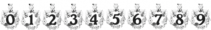 Bunny Hop Monogram ttf (400) Font OTHER CHARS