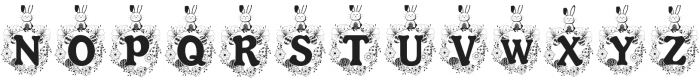 Bunny Hop Monogram ttf (400) Font LOWERCASE