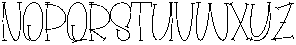 Bunny Pumpkin Regular otf (400) Font UPPERCASE