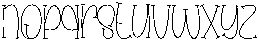 Bunny Pumpkin Regular otf (400) Font LOWERCASE
