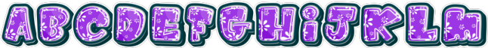 Bunny Purple otf (400) Font UPPERCASE