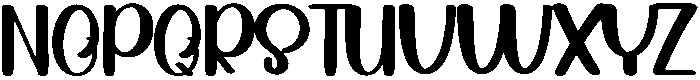 Bunny Regular otf (400) Font UPPERCASE