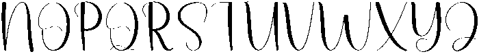 Bunny Regular otf (400) Font UPPERCASE
