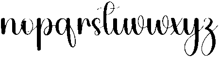 Bunny Regular otf (400) Font LOWERCASE