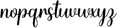 Bunny Regular otf (400) Font LOWERCASE