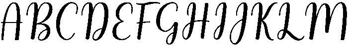 Bunny Regular otf (400) Font UPPERCASE