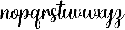 Bunny Regular otf (400) Font LOWERCASE