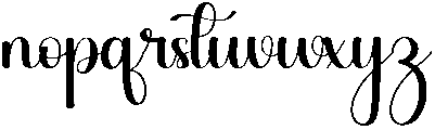 Bunny Regular otf (400) Font LOWERCASE