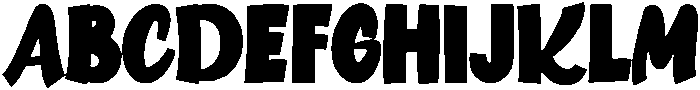 Bunny Regular otf (400) Font UPPERCASE